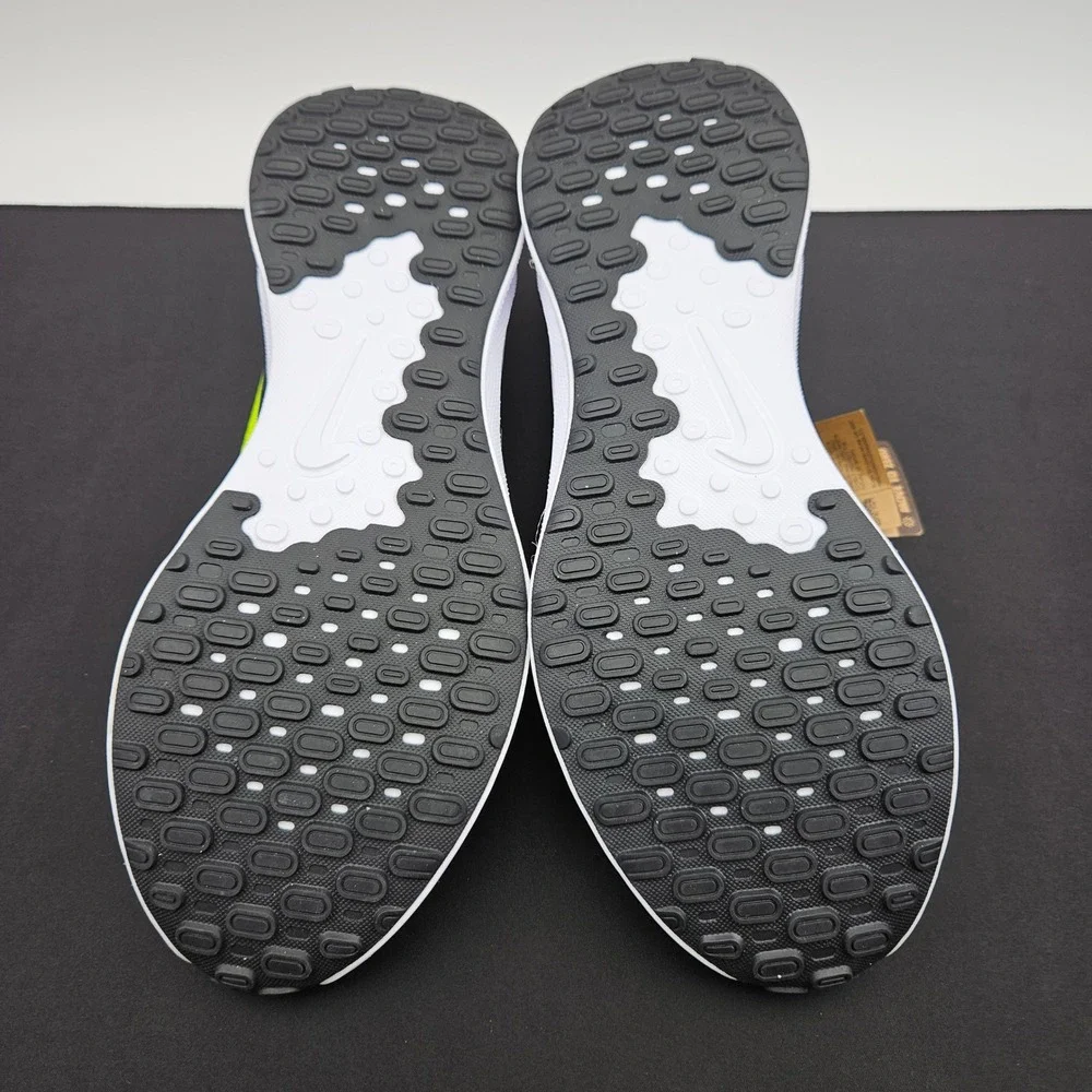 Nike Revolution 7 Mens Running Shoes Black Volt FB2207-010 Size 14 New